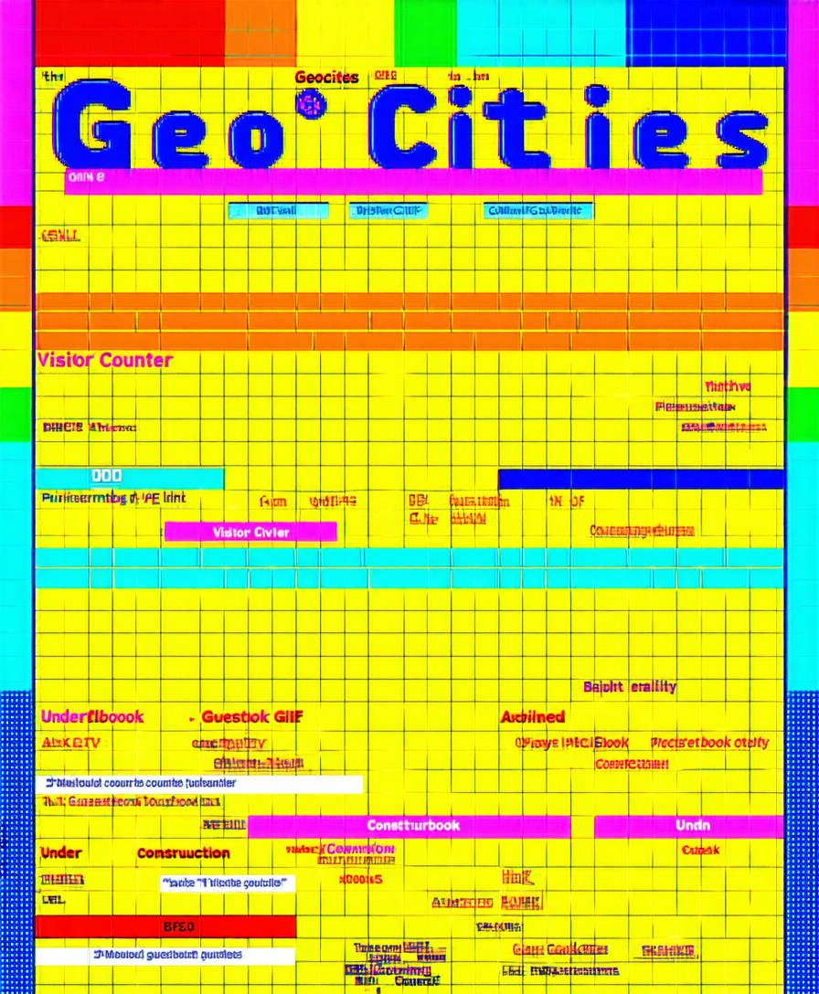 Classic GeoCities website from the 1990s