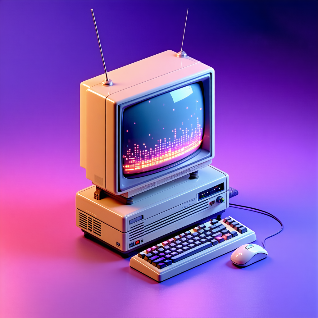 Retro Desktop Computer